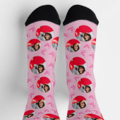 Liebe in jedem Schritt: Personalisierter Valentins Socken (Oben)