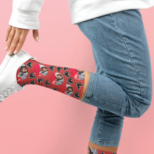 Liebe in jedem Schritt: Personalisierter Valentins Socken