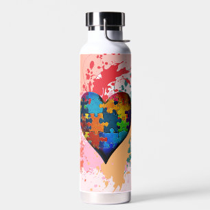 Liebe in jedem Stück Trinkflasche
