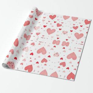 "Liebe in jeder Falte: Valentinstag-Wrapping Pape Geschenkpapier