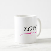 Liebe in jeder Sip Trendy Design Coffee Tasse (VorderseiteRechts)