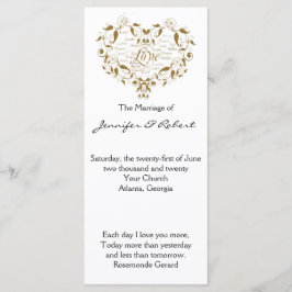 Liebe in jeder Sprache in Gold-Hochzeitsprogramm Programm