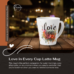 Liebe in jeder Tasse Latte-Mug