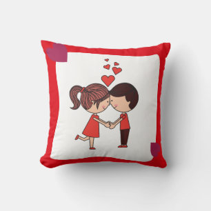 Liebe in jeder Umarmung Kissen