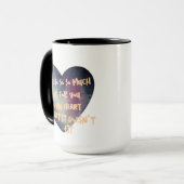 Liebe in meiner Herz Flirt Tasse, Perfect Valentin Tasse (Vorderseite Links)
