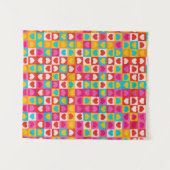 Liebe in Mustern Wandteppich (Vorderseite (Horizontal))