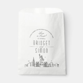 Liebe in New York | Gastgeschenk Hochzeiten Geschenktütchen