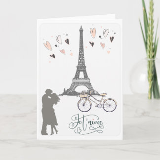 Liebe in Paris, I Liebe You Card Karte