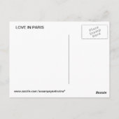 LIEBE IN PARIS POSTKARTE (Rückseite)