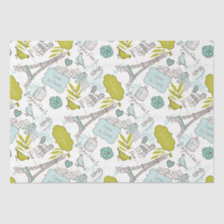 Liebe in Paris Seidenpapier