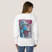 Liebe in Paris Sweatshirt (Schwarz voll)