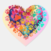 Liebe in Pixel: Happy Saint Valentine's Day Herz-Aufkleber (Vorderseite)