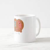 Liebe in Pretzel Kaffeetasse (VorderseiteRechts)