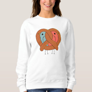 Liebe in Pretzel Sweatshirt