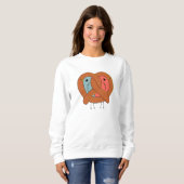 Liebe in Pretzel Sweatshirt (Vorne ganz)