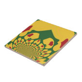 Liebe in Rasta Colors: Reggae Hearts Fliese (Seite)