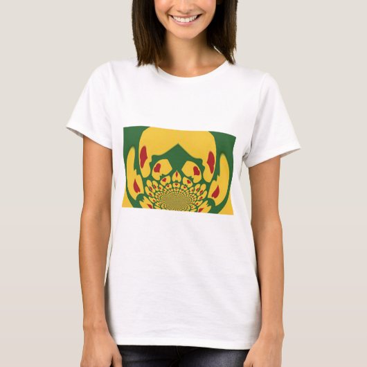 Liebe in Rasta Colors: Reggae Hearts T-Shirt (Vorderseite)