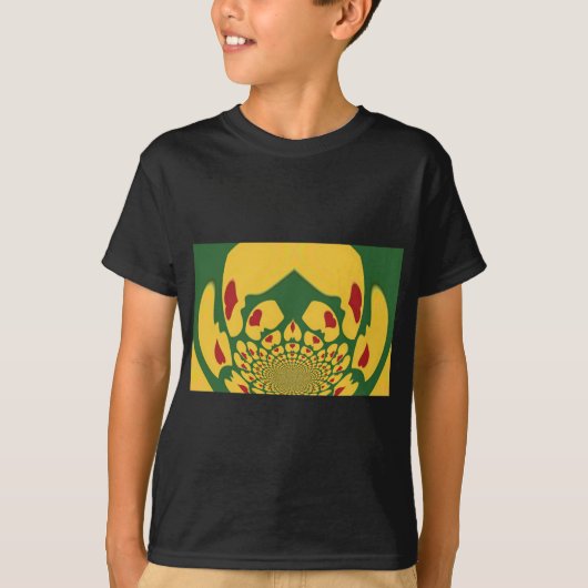 Liebe in Rasta Colors: Reggae Hearts T-Shirt (Vorderseite)