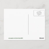 Liebe in Regenbogenfarben mit gestörtem Aussehen Postkarte (Rückseite)