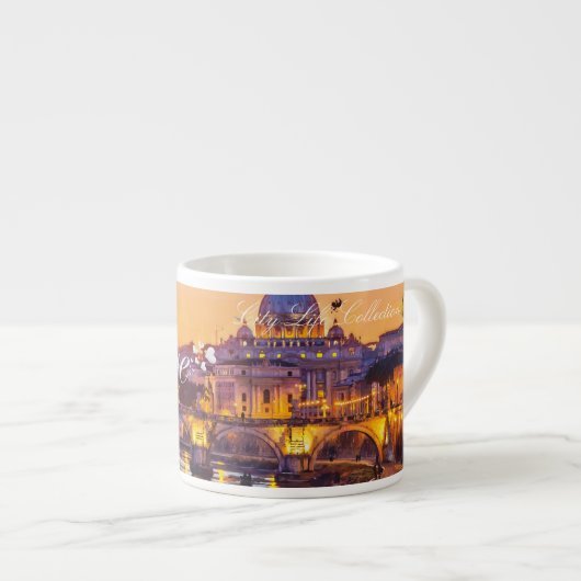 Liebe in Rom Espresso Tasse (Vorderseite Rechts)