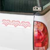 Liebe in Rosa Autoaufkleber (Auf Lkw)
