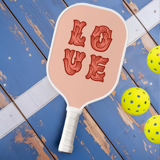 Liebe in Rosa Pickleball Schläger