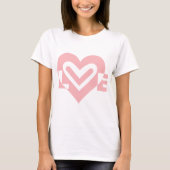 Liebe in Rosa T-Shirt (Vorderseite)
