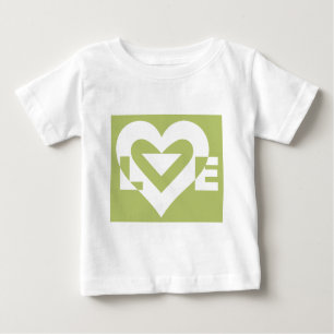 Liebe in Sage Green Baby T-shirt