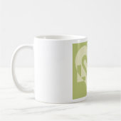 Liebe in Sage Green Kaffeetasse (Links)