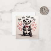 Liebe in Schwarzweiß Mitteilungskarte (Vorderseite/Rückseite Beispiel)