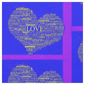 Liebe...in so vielen Wörtern Stoff (Nahaufnahme)