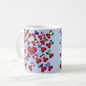 Liebe in verschiedenen Sprachen weltweit Kaffeetasse (Vorderseite Links)