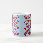 Liebe in verschiedenen Sprachen weltweit Kaffeetasse (Mittel)