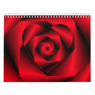 Liebe in verschleierter Form - Das Herz einer Rose Kalender