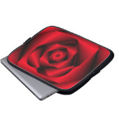 Liebe in verschleierter Form - Das Herz einer Rose Laptopschutzhülle (Vorne Knopf)