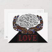Liebe in vielen Worten Postkarte (Vorne/Hinten)