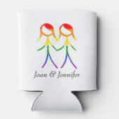 Liebe in Vollfarbe Dosenkühler (Rückseite)