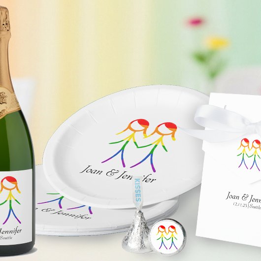 Liebe in Vollfarbe Pappteller