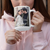 Liebe in Vollformat Hinweis Kaffeemaschine Tasse