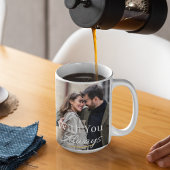 Liebe in Vollformat Hinweis Kaffeemaschine Tasse