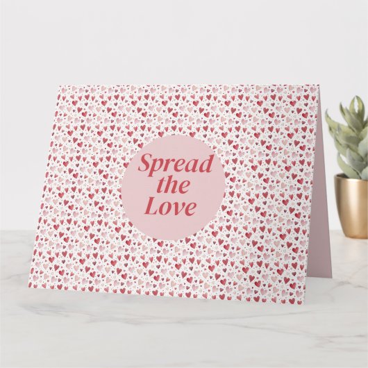 Liebe in Watercolor - Muster eines Whimsikherzes Karte (Kleine Pflanze)