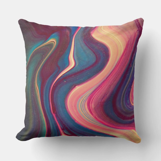 Liebe in weißem Script mit dem Thread für Herz-ben Kissen (Vorderseite)