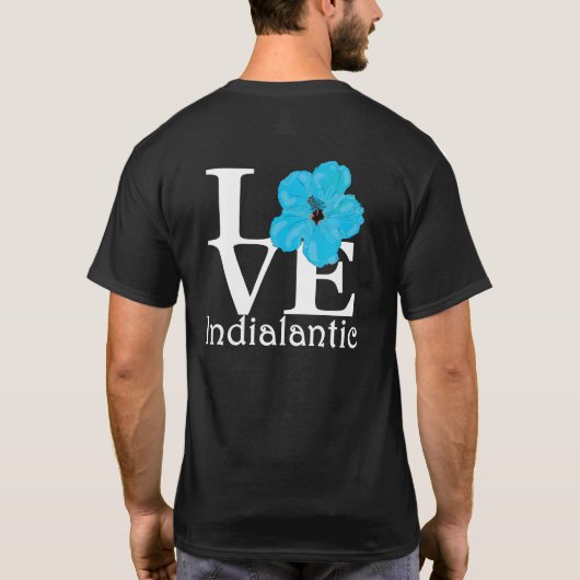 LIEBE Indialantischer Hibiskus T-Shirt (Rückseite)