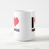 Liebe Indianapolis Kaffeetasse (Mittel)