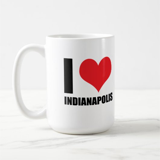 Liebe Indianapolis Kaffeetasse (Links)
