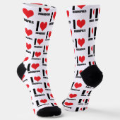 Liebe Indianapolis Socken (Gewinkelt)
