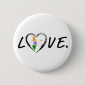 Liebe Indien Button (Vorderseite)