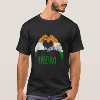 Liebe Indien-Flagge T-Shirt