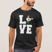 Liebe Indien T-Shirt (Vorderseite)