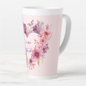Liebe | INDIVIDUELLE NAME | Valentinstag Milchtasse (Rechte Ecke)